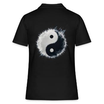 Yin Yang - Polo Femme - noir - Dos - Ailine (174cm)