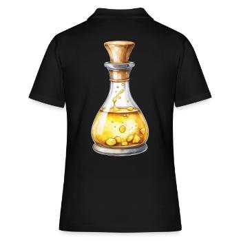 Conception esthétique de la potion de jeu emblématique - Polo Femme - noir - Dos - Ailine (174cm)