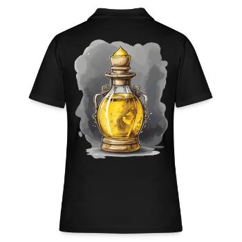 Magic Potion Aesthetic Gamer Design Streetwear - Women's Polo Shirt - black - Back - Ailine (174cm)