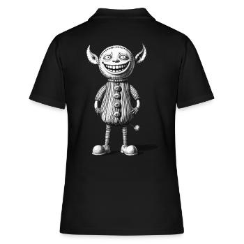 Monstre effrayant Design Tenue de gnome d’Halloween - Polo Femme - noir - Dos - Ailine (174cm)