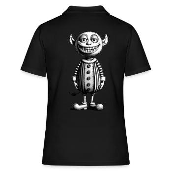 Monstre effrayant Design Tenue de gnome d’Halloween - Polo Femme - noir - Dos - Ailine (174cm)