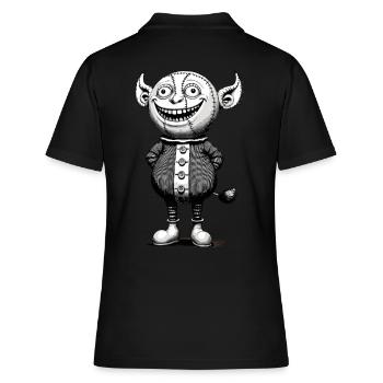 Monstre effrayant Design Tenue de gnome d’Halloween - Polo Femme - noir - Dos - Ailine (174cm)