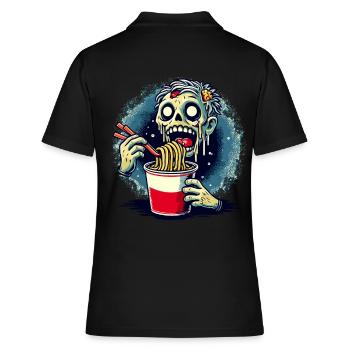 Nouilles Ramen Zombie Pour Films D’horreur Japonais - Polo Femme - noir - Dos - Ailine (174cm)