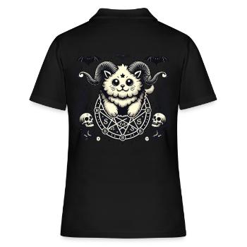 Mignon Lucifer chat drôle chats invocation - Polo Femme - noir - Dos - Ailine (174cm)