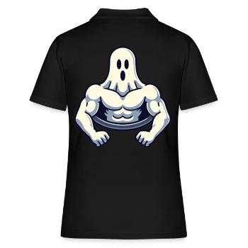 Musculation Ghost Workout Renforcement musculaire Mind - Polo Femme - noir - Dos - Ailine (174cm)