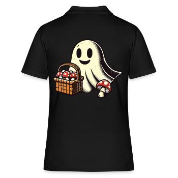 unheMushroom Picker Ghost Amateur de champignons fantomatiques - Polo Femme - noir - Dos - Ailine (174cm)
