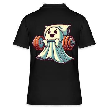 Fun gym Entraînement Renforcement musculaire - Polo Femme - noir - Dos - Ailine (174cm)