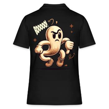 Booing fantôme Drôle Halloween Ghost Design - Polo Femme - noir - Dos - Ailine (174cm)