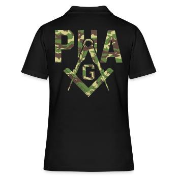 Pha Mason Maçon Maçon Maçon Maçon - Polo Femme - noir - Dos - Ailine (174cm)
