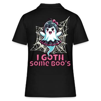 Halloween Goth Mädchen Ich Goth Einige Boo's - Frauen Polo Shirt - Schwarz - Hinten - Ailine (174cm)