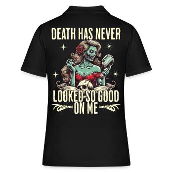 Death has never looked so good - Women's Polo Shirt - black - Back - Ailine (174cm)