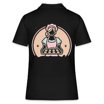 L’art de la pâtisserie pour les boulangers passionnés - Polo Femme - noir - Dos - Ailine (174cm)