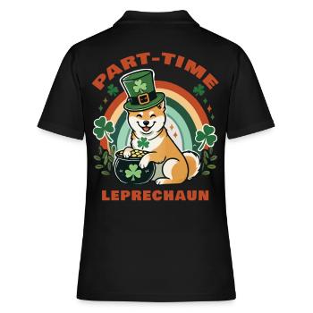 Leprechaun à temps partiel pour la Saint-Patrick - Polo Femme - noir - Dos - Ailine (174cm)