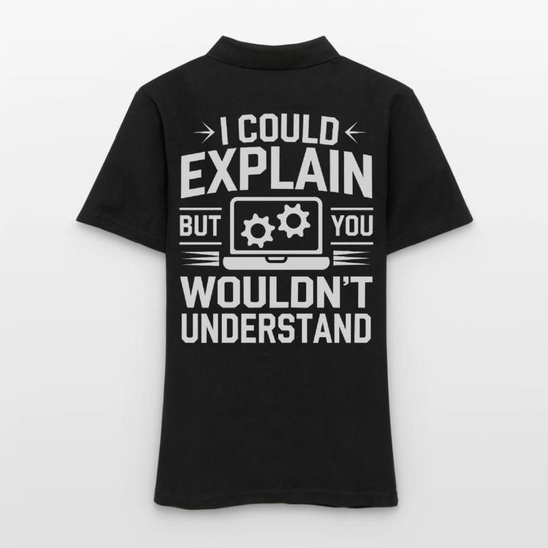 Administrator Support Nerd Computer Tech Frauen Polo Shirt