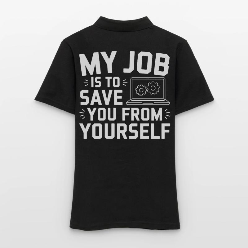 Administrator Support Nerd Computer Tech Frauen Polo Shirt