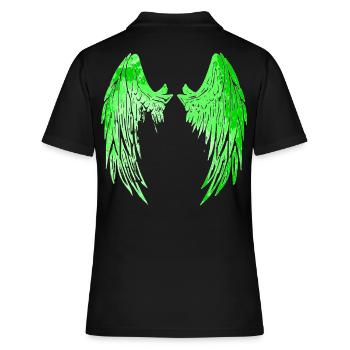2reborn angelwings engelfügel Angel Engel green - Polo Femme - noir - Dos - Ailine (174cm)