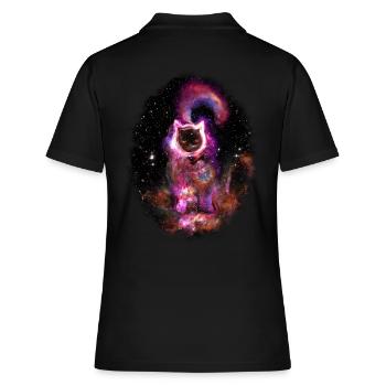 Le trou noir connu sous le nom de votre chat - Polo Femme - noir - Dos - Ailine (174cm)