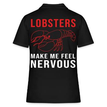 Homard Fruits de mer Homard Homard Épineux - Polo Femme - noir - Dos - Ailine (174cm)