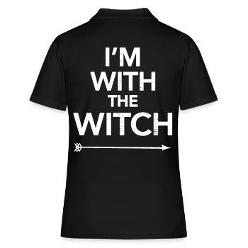 Dans le With The Witch - Polo Femme - noir - Dos - Ailine (174cm)