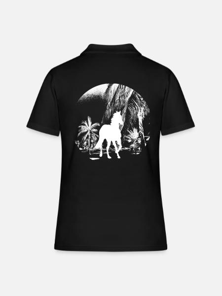 Chevaux chevaux - Polo Femme - noir
