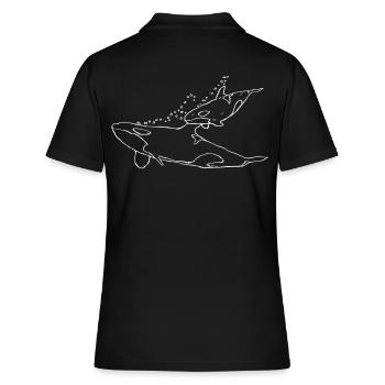Orque - Polo Femme - noir - Dos - Ailine (174cm)