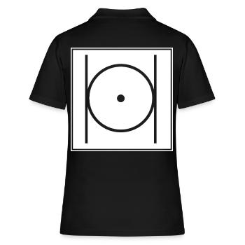 Illuminati maçonniques - Polo Femme - noir - Dos - Ailine (174cm)