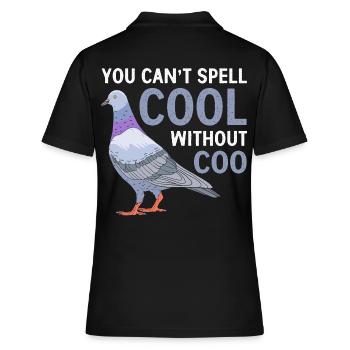 Pigeon Race Pigeon Pigeons - Polo Femme - noir - Dos - Ailine (174cm)