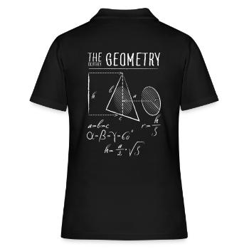 Les maths mortelles blanches - Polo Femme - noir - Dos - Ailine (174cm)