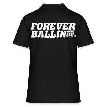Équipe Forever Ballin - Polo Femme - noir - Dos - Ailine (174cm)