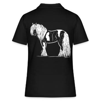 cheval - Polo Femme - noir - Dos - Ailine (174cm)