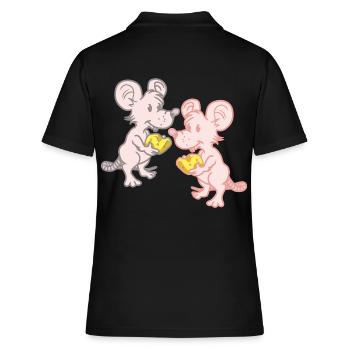 Enfant Enfants Souris Souris Fromage Rongeurs Rongeurs - Polo Femme - noir - Dos - Ailine (174cm)