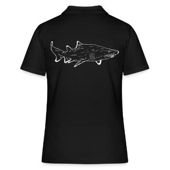 Well/ - Women's Polo Shirt - black - Back - Ailine (174cm)