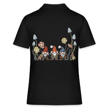 Habitant de la forêt Nain Nain Troll Conte de fées Enfant - Polo Femme - noir - Dos - Ailine (174cm)