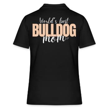 Bulldog MOM Bulldog Bulldogs MAMA - Polo Femme - noir - Dos - Ailine (174cm)