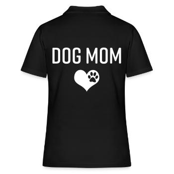 Chien chien cadeau - Polo Femme - noir - Dos - Ailine (174cm)