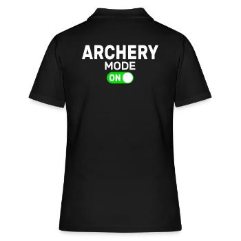 archery mode on - Polo Femme - noir - Dos - Ailine (174cm)