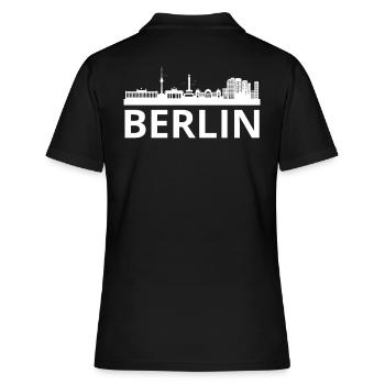Berlin Skyline - Polo Femme - noir - Dos - Ailine (174cm)