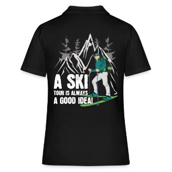 Ski Tour de randonnée touré Spruch Hiver Skitour - Polo Femme - noir - Dos - Ailine (174cm)