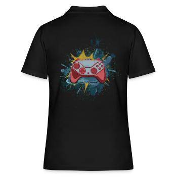 Gaming - Polo Femme - noir - Dos - Ailine (174cm)