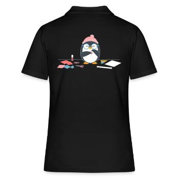 Pingouin Artisanat Plaisir Artisanat Loisir Joie - Polo Femme - noir - Dos - Ailine (174cm)