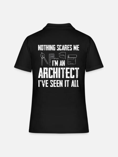 Rien ne me choque : je suis architecte - Polo Femme - noir