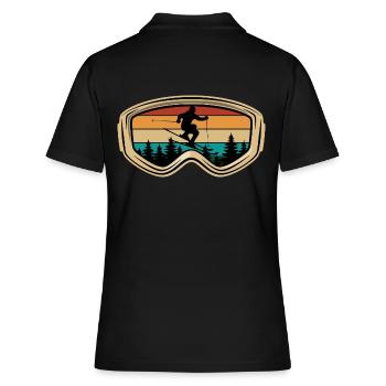 Ski, lunettes de ski, après-ski, sports d'hiver, vacances au ski - Polo Femme - noir - Dos - Ailine (174cm)