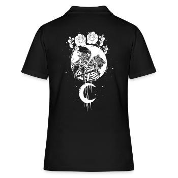 Occulte Moonrose Witchcraft sorcière couple occulte - Polo Femme - noir - Dos - Ailine (174cm)