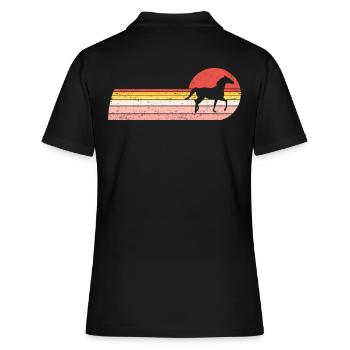 Équitation Vintage Équitation - Polo Femme - noir - Dos - Ailine (174cm)