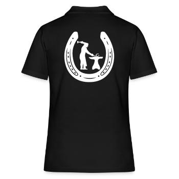 Horse Smith Horseshoe Horsesmith Outil - Polo Femme - noir - Dos - Ailine (174cm)