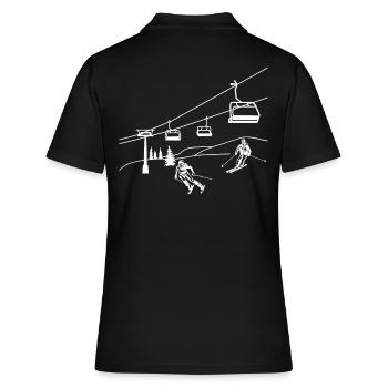 Ski Remontées mécaniques Ski Ski Skis - Polo Femme - noir - Dos - Ailine (174cm)