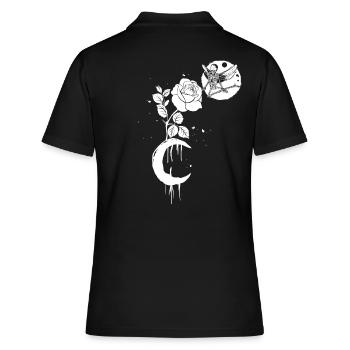 Occult Moonrose Witchcraft Witch Skeleton Occult - Polo Femme - noir - Dos - Ailine (174cm)