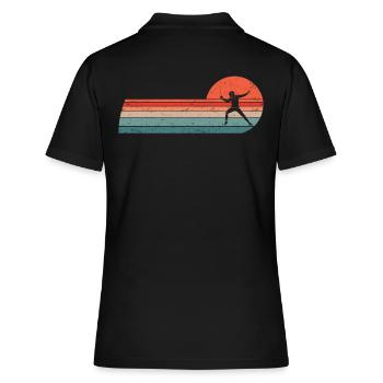 Escrime Escrime Sports Escrime - Polo Femme - noir - Dos - Ailine (174cm)