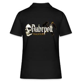 Ruhrpott Tradition Ruhr - Polo Femme - noir - Dos - Ailine (174cm)