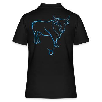 Ox - Women's Polo Shirt - black - Back - Ailine (174cm)
